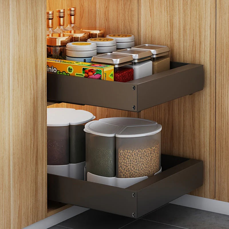 Syntel™ Lina Ultra-Glide Pull-Out Kitchen Cabinet Organiser